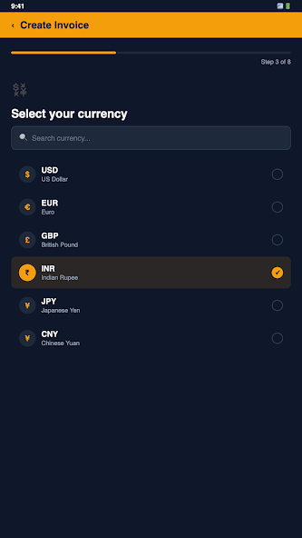 QuikInvoice - Screenshot 5 showing product features and functionality