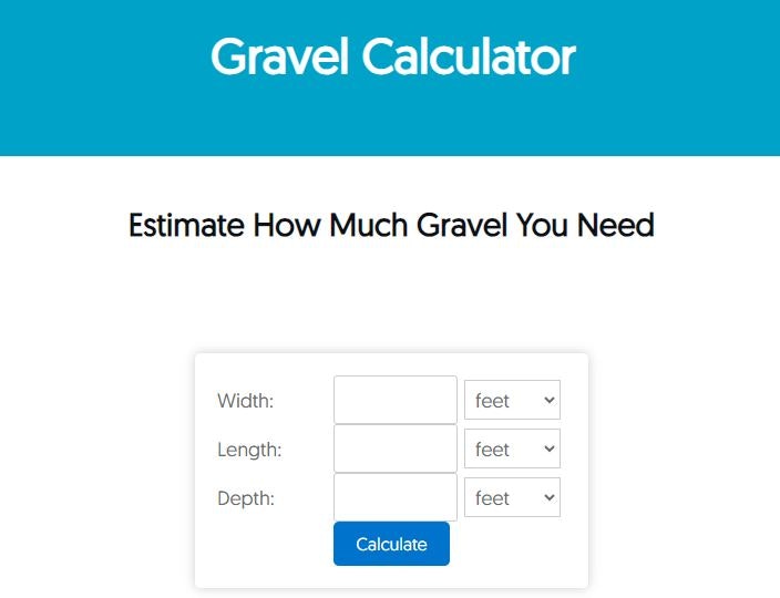 Gravel Volume Calculator - Stroomlijnde buitenprojecten media 2