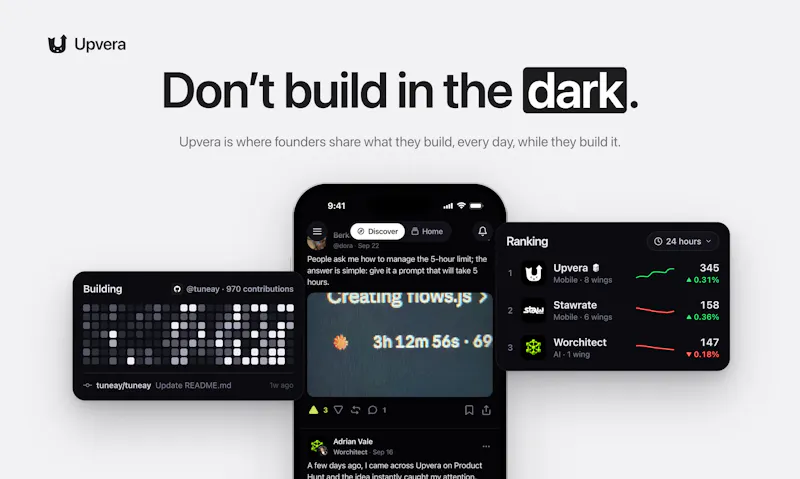 Upvera screenshot 2