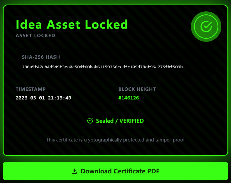 IdeaVault - Screenshot 3 showing product features and functionality