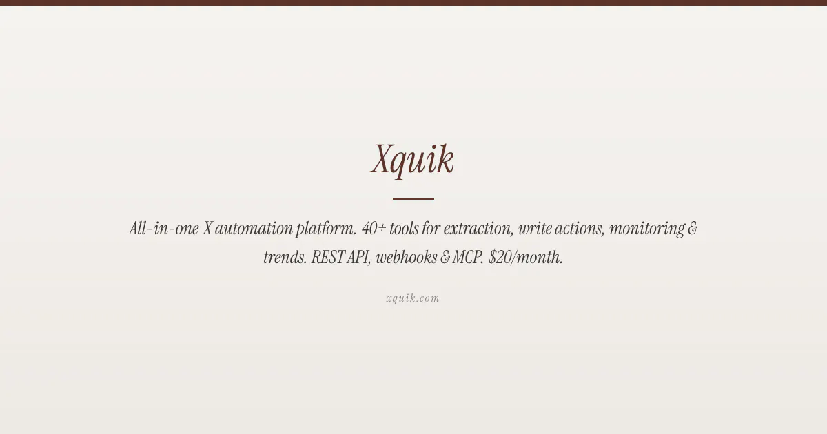 Xquik gallery image