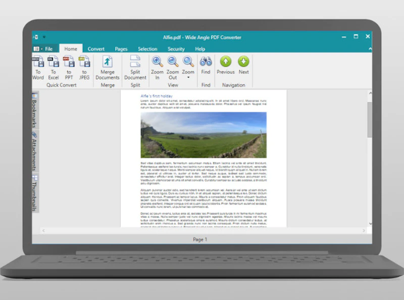 Wide Angle PDF Converter screenshot 2