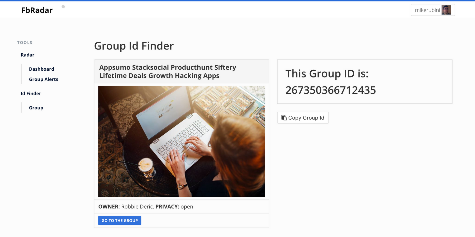 FbRadar gallery image