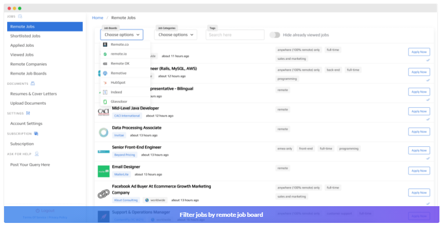 RemoteJobHuntBuddy gallery image