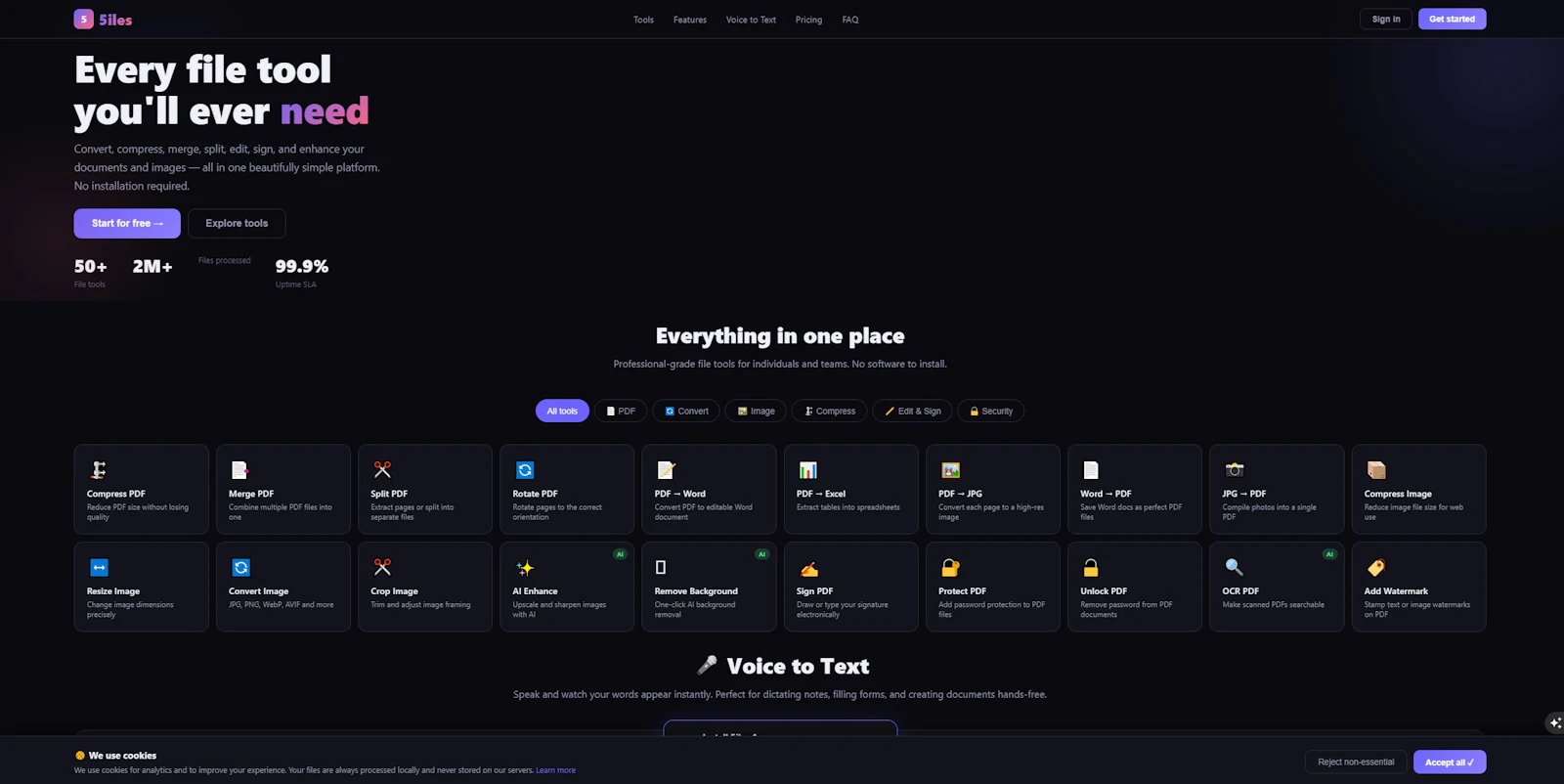 5iles — Every File Tool You'll Ever Need screenshot 1