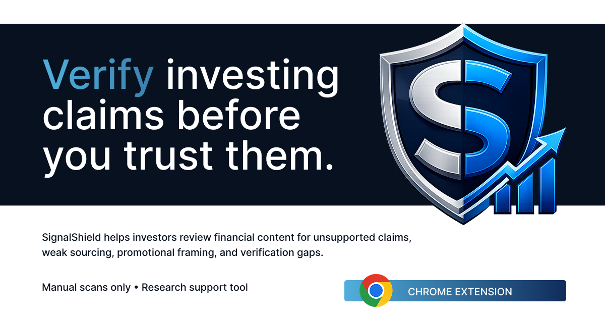 SignalShield: Verify Market Narratives gallery image
