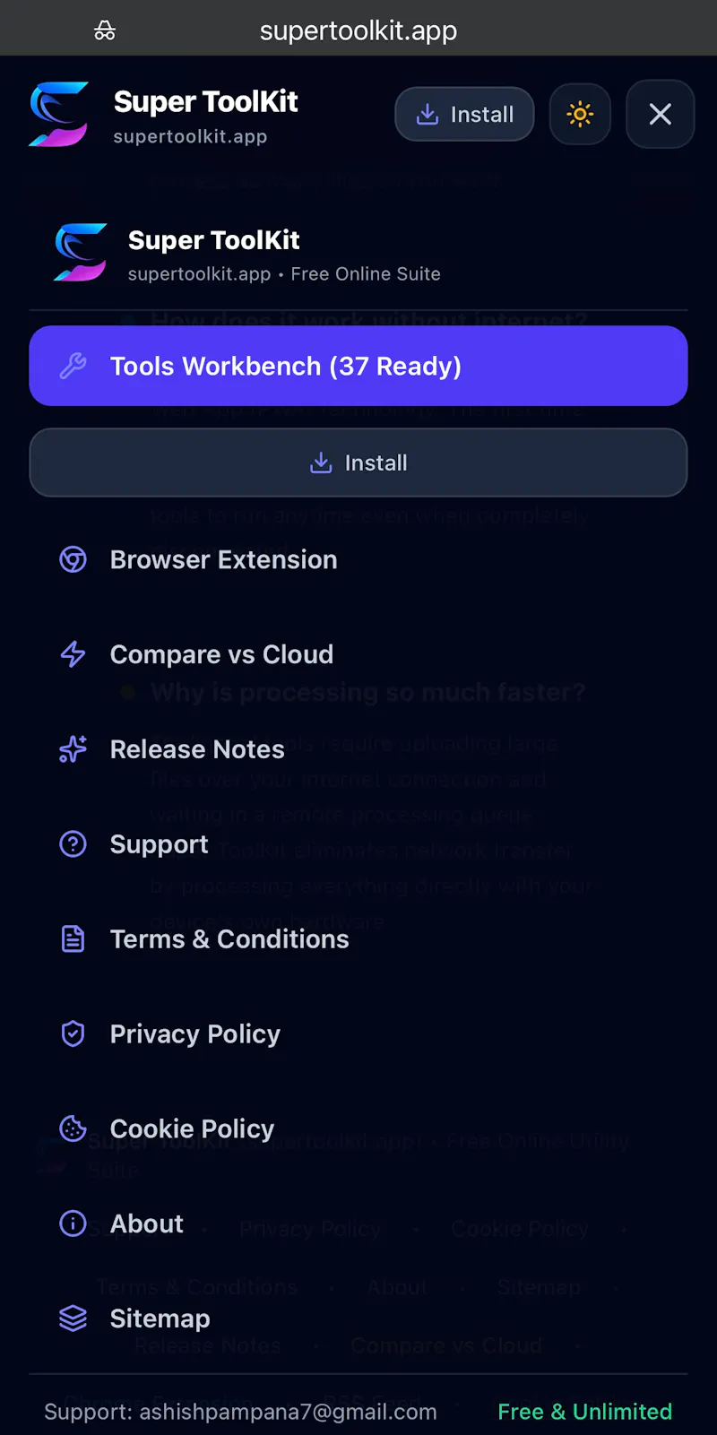 Super ToolKit screenshot 1