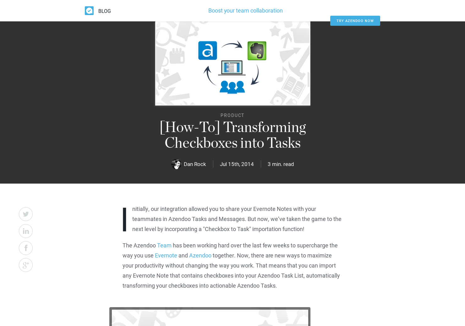 Azendoo for Evernote