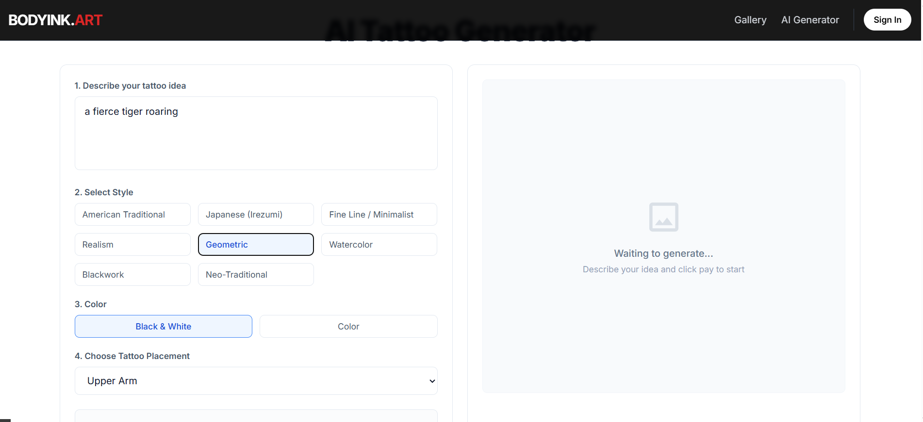 BodyInk.art gallery image