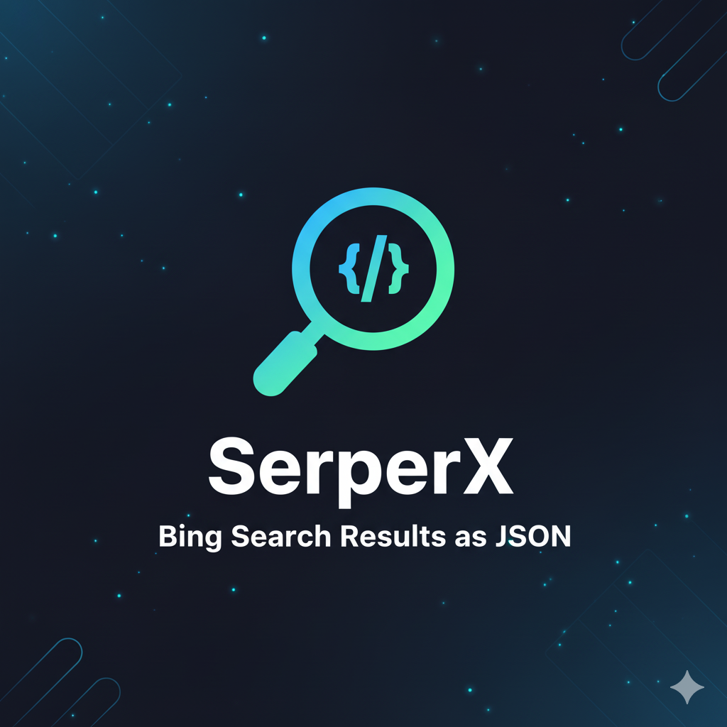 SerperX logo - Product Hunt launch