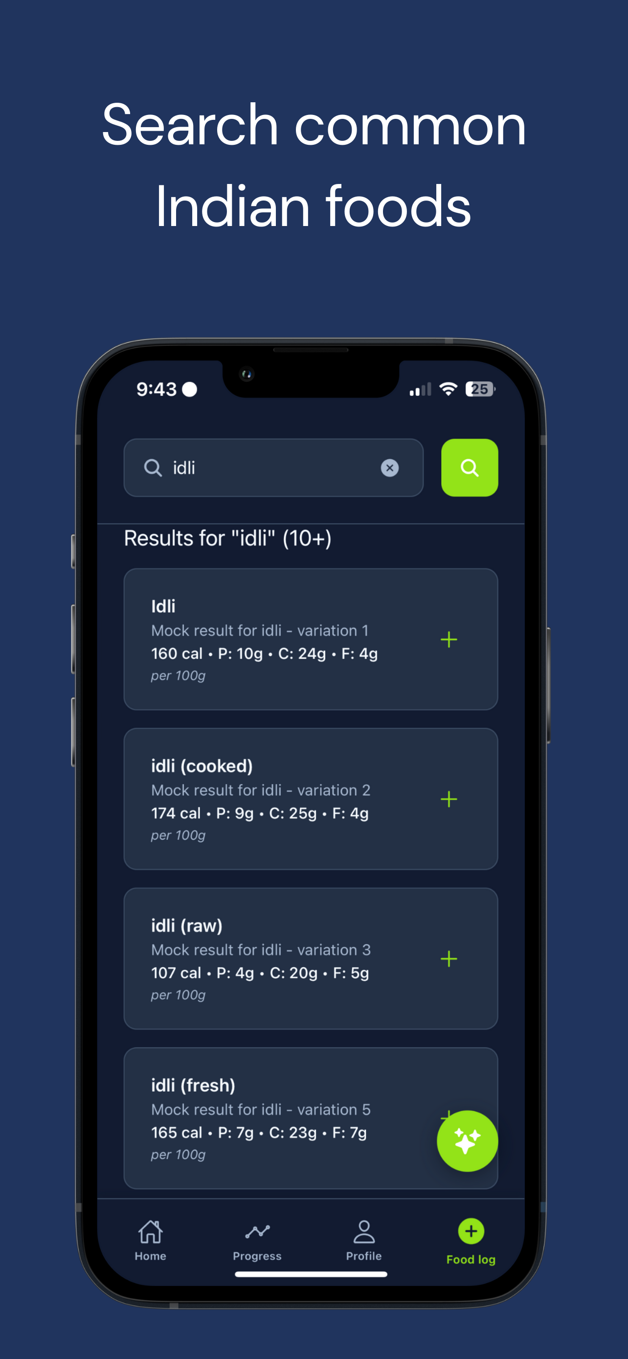 Nutrichef — Indian Food Tracker - Screenshot 4 showing product features and functionality