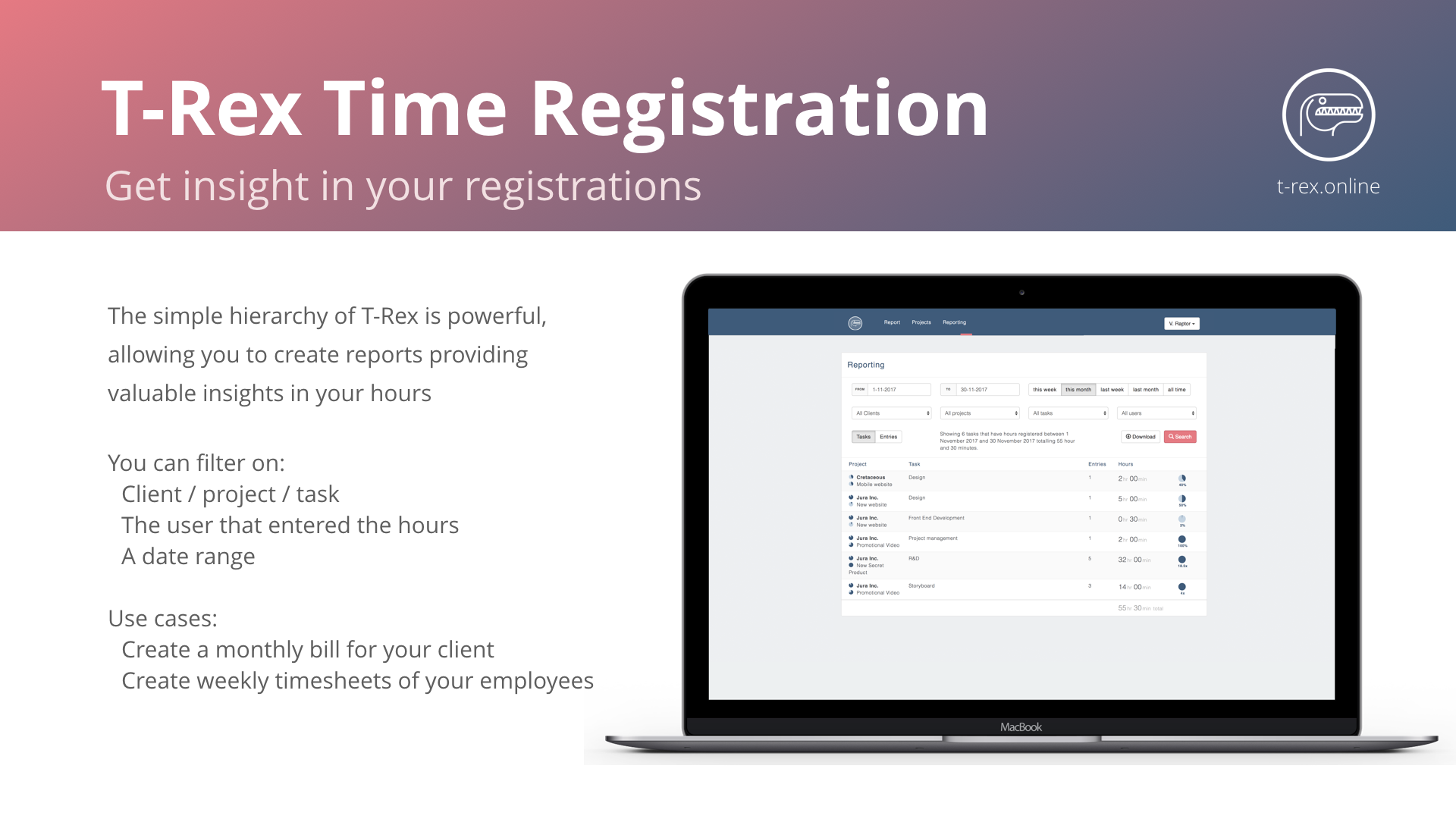 T-Rex Time Registration gallery image
