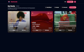 flashcards from dollyland.ai gallery image