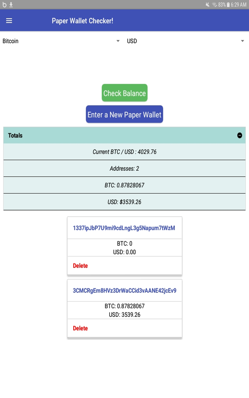 Paper Wallets Checker gallery image