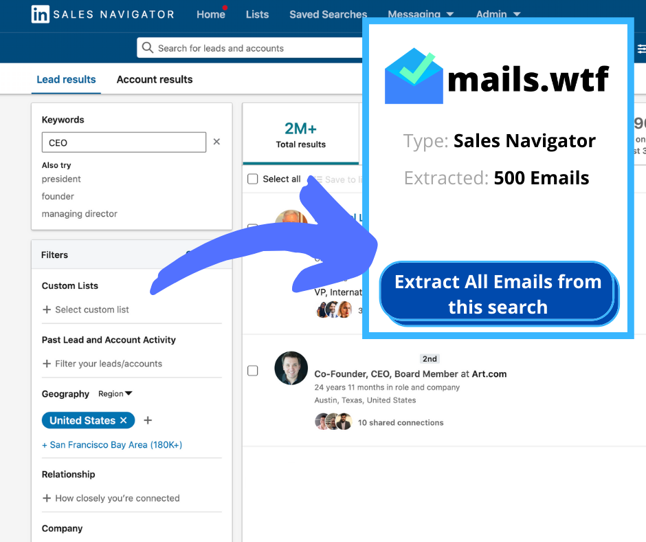 linkedin email extractor pro