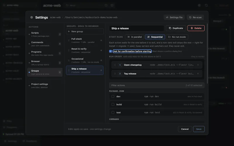 mydevstack screenshot 3