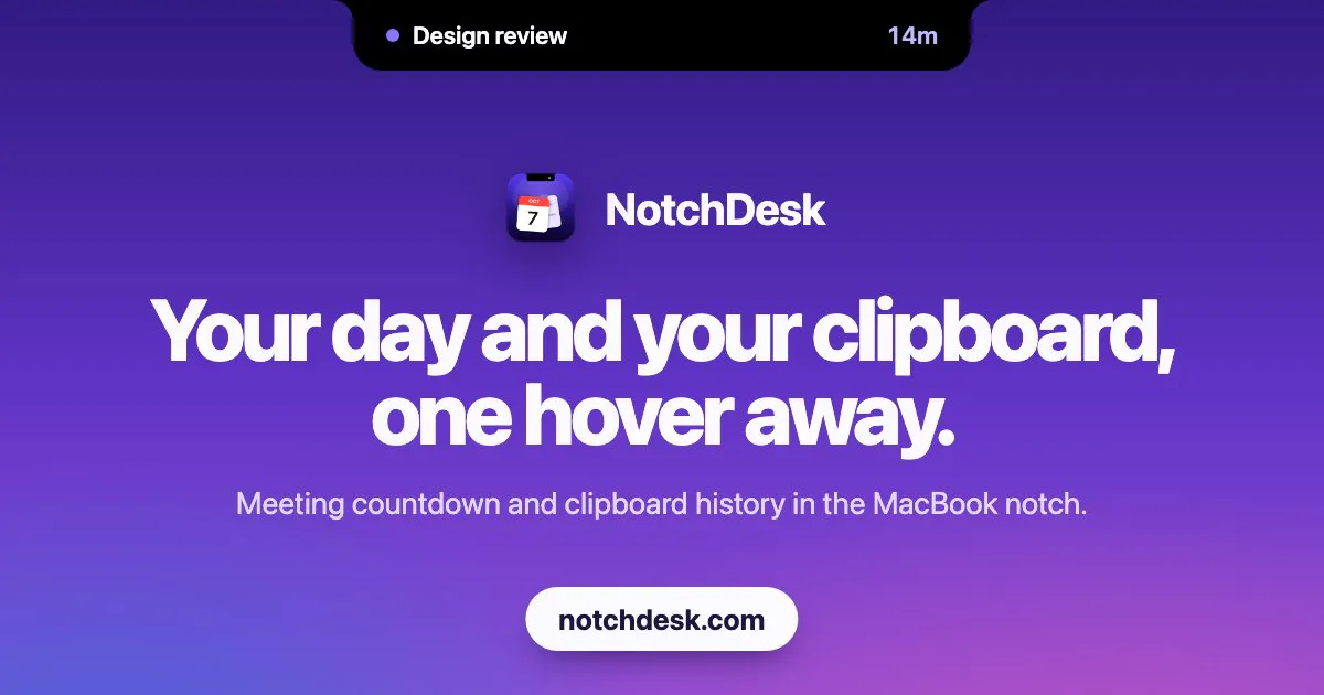 NotchDesk gallery image