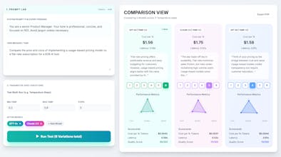Start Benchmarking your LLMs. gallery image