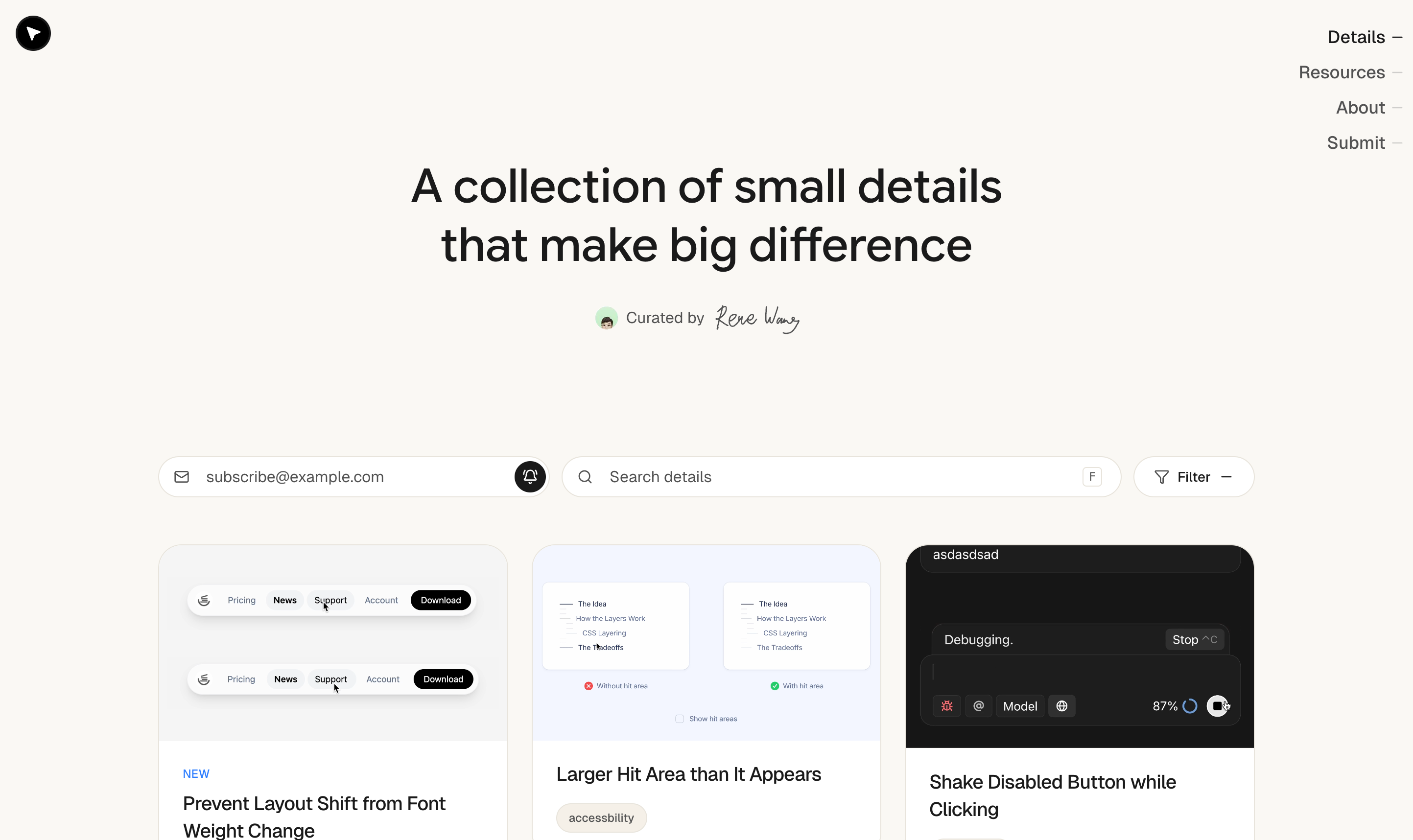 Detail - Main product screenshot demonstrating key features and user interface
