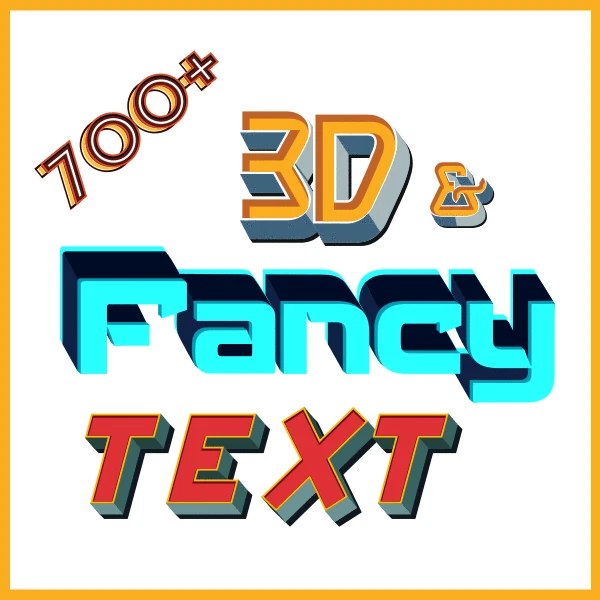 Online 3D and Fancy Text Maker