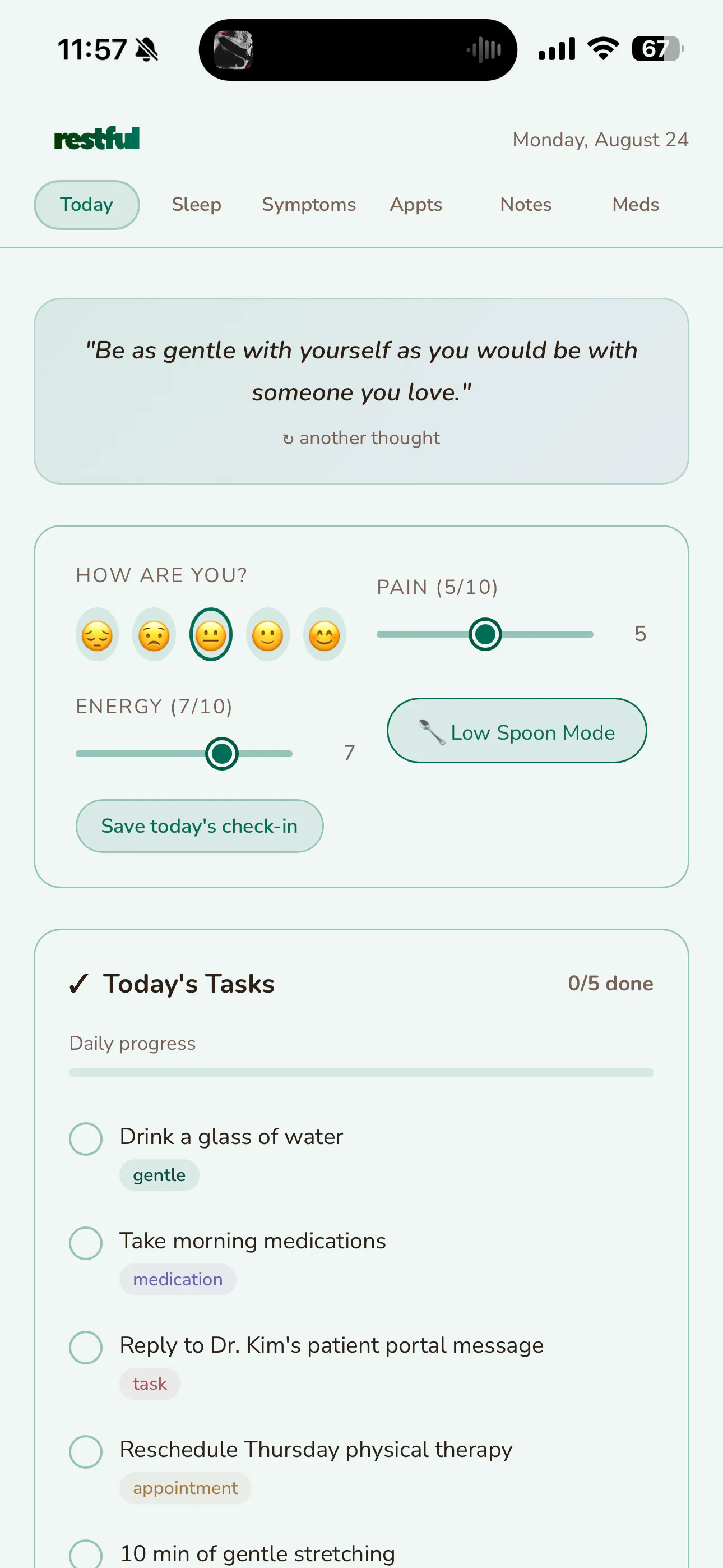 Restful: Chronic Illness Care gallery image