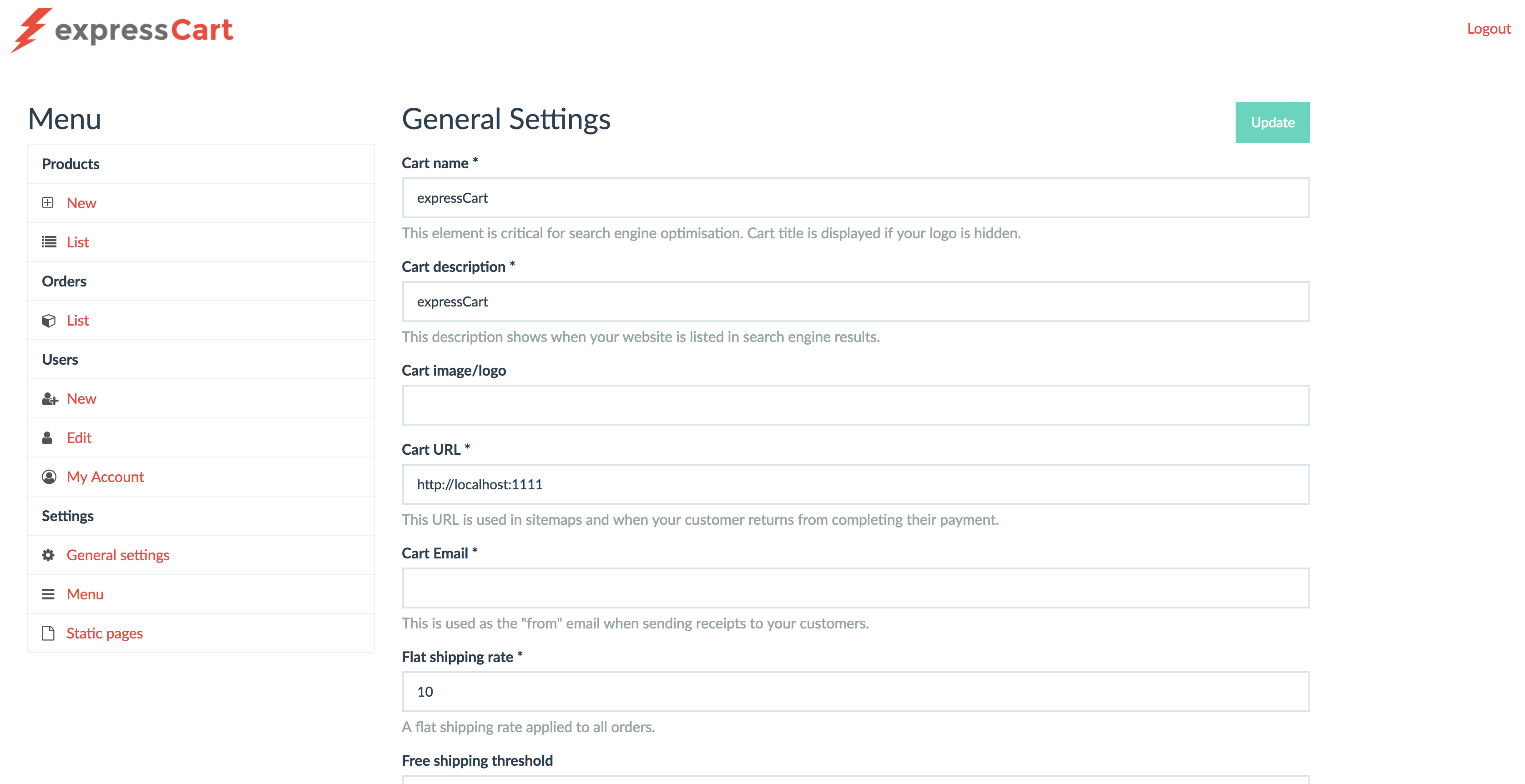 expressCart gallery image