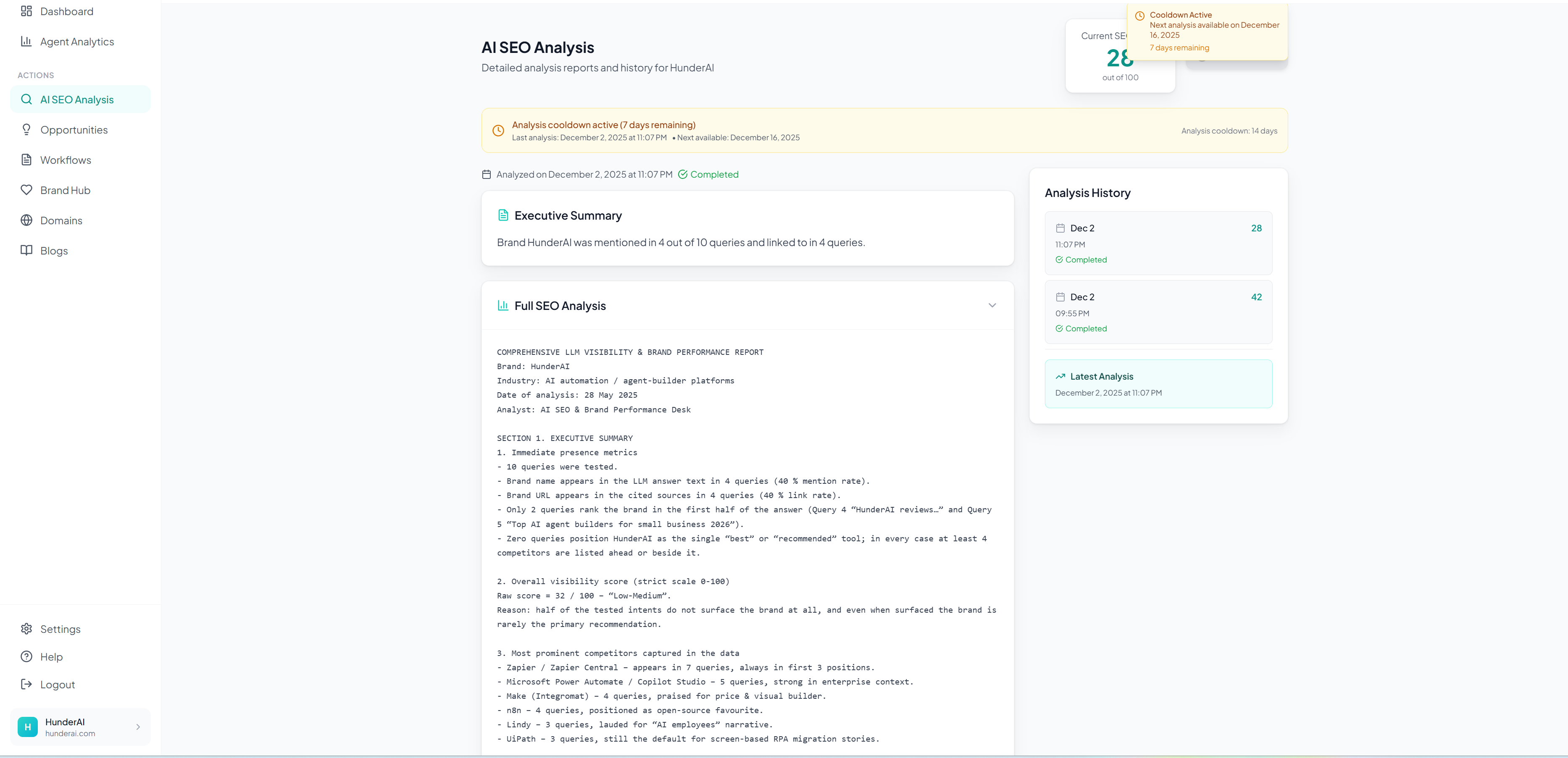 AI SEO Dora - Screenshot 2 showing product features and functionality