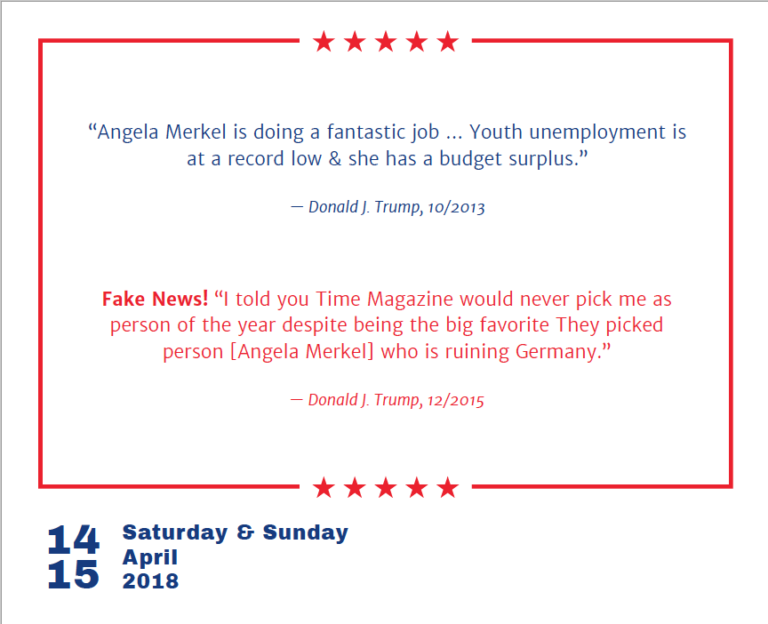 The Daily Donald 2018 Calendar gallery image