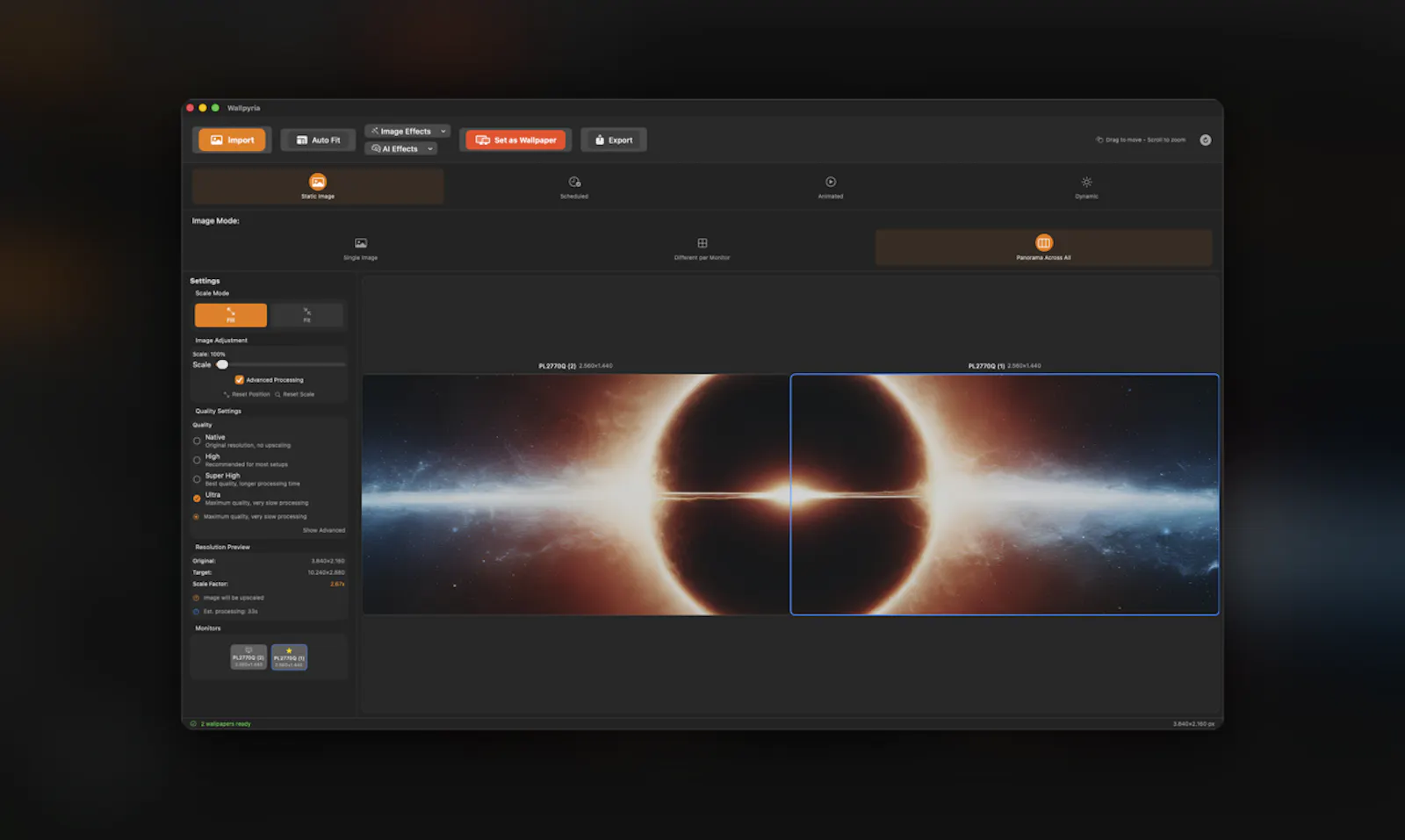 Wallpyria screenshot 4