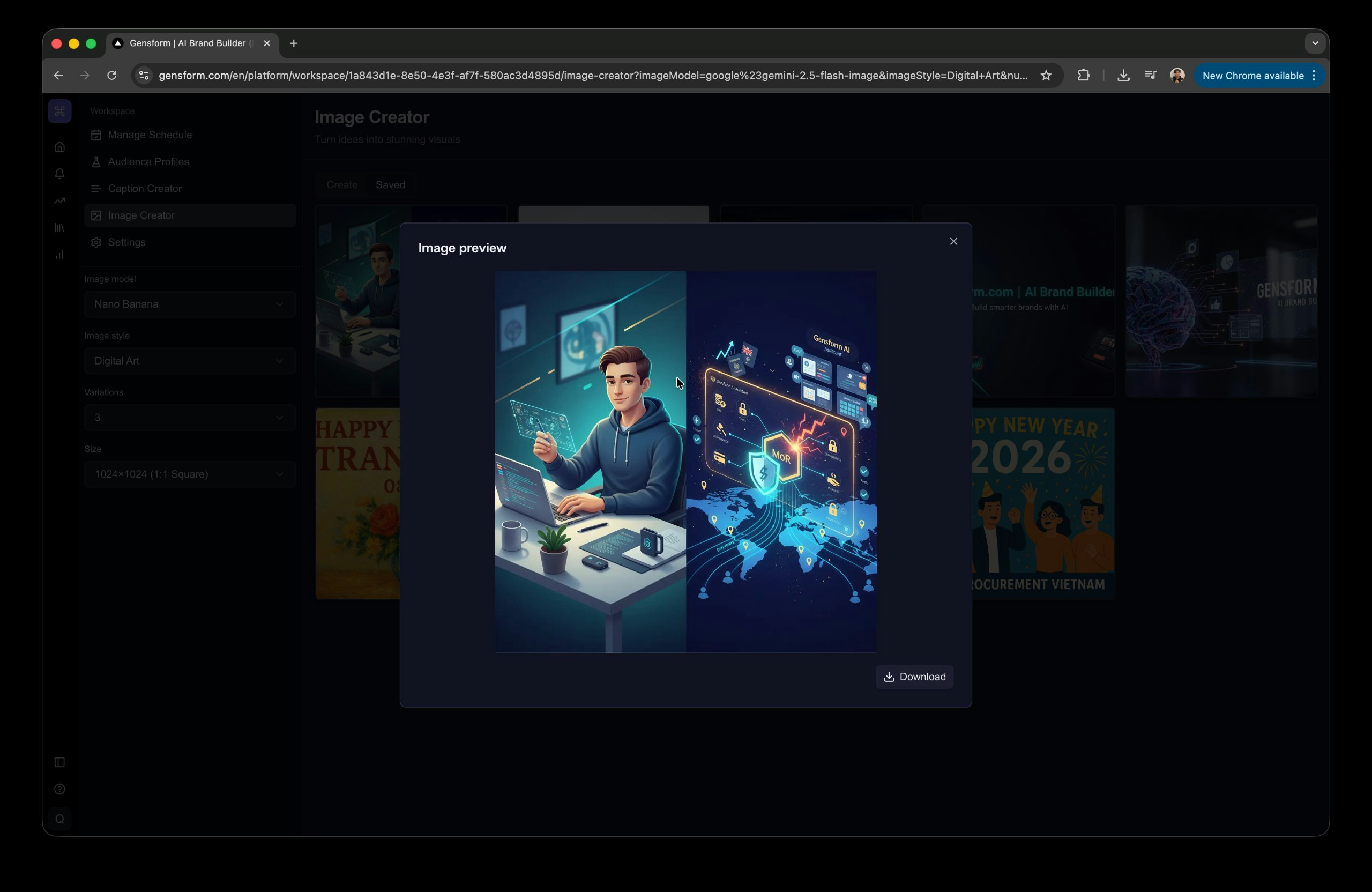 Gensform | AI Brand Builder (Beta) gallery image