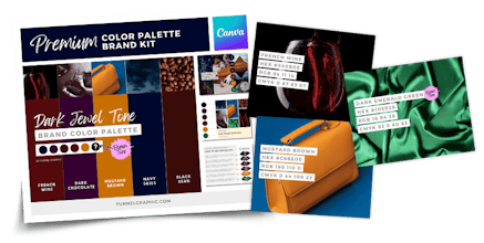 Canva Dark Jewel Color Palette gallery image