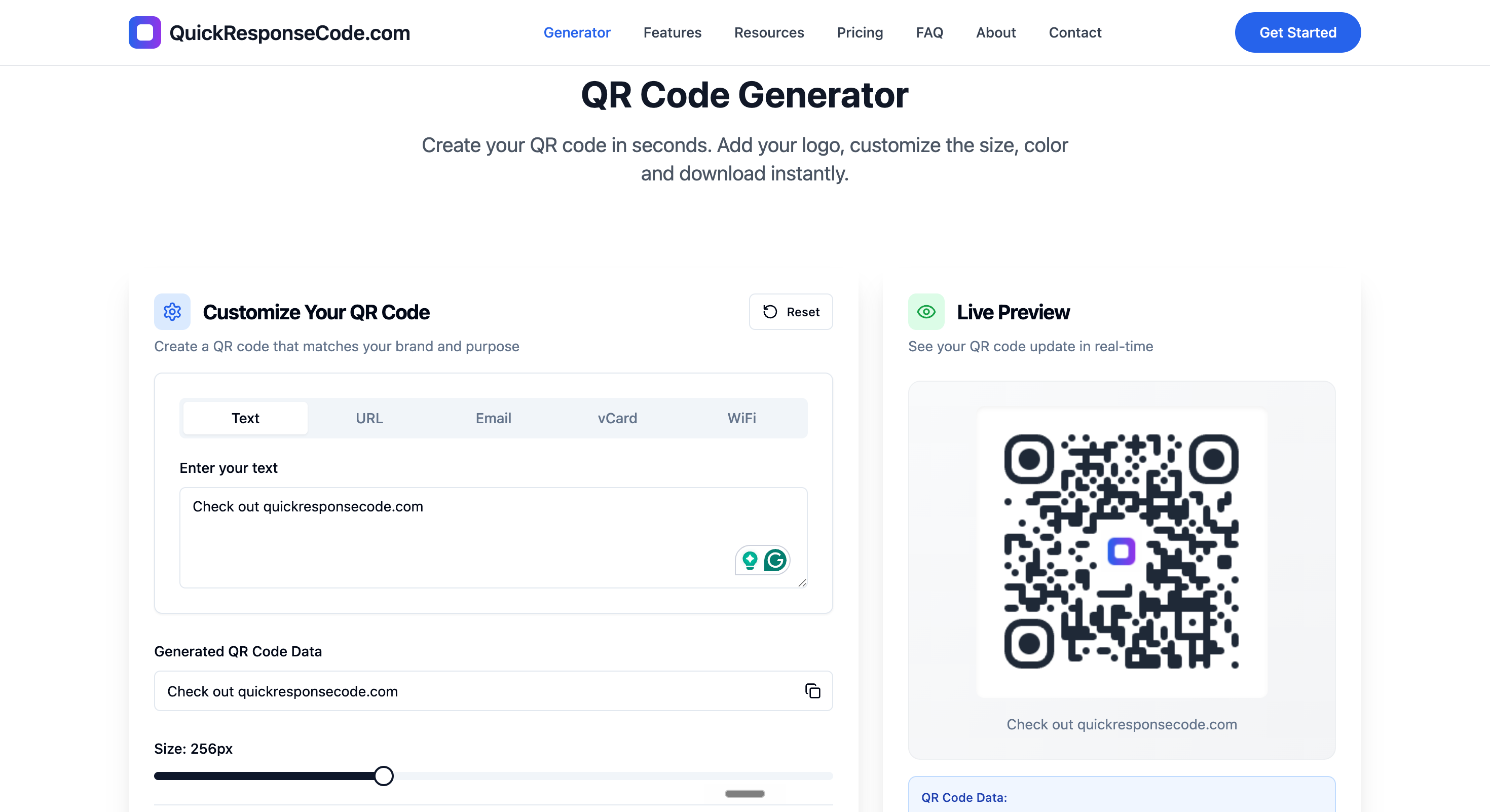QuickResponseCode.com gallery image