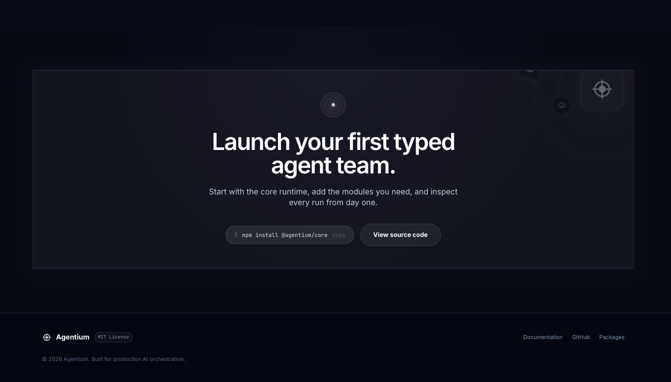 Agentium - AI Agent Runtime gallery image