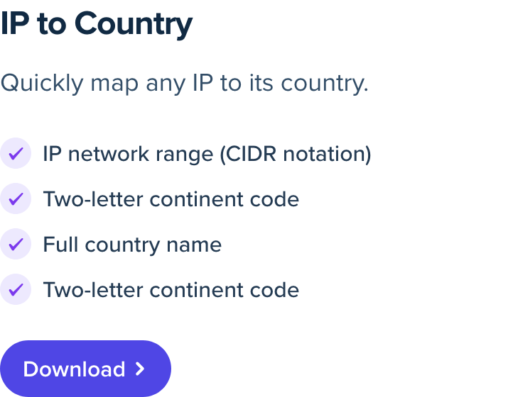 Bases de datos de geolocalización IP gratuitas de iPlocate - Bases de datos descargables gratuitas de IP a country e IP a ASN media 2
