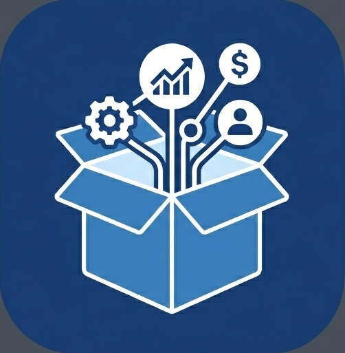 Business in a Box - Product Hunt launch logo and brand identity