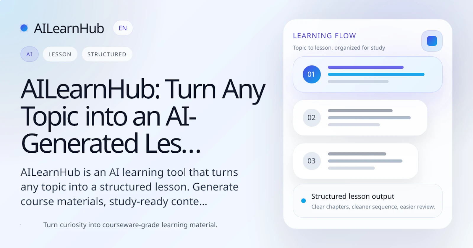 ai learn hub screenshot 1