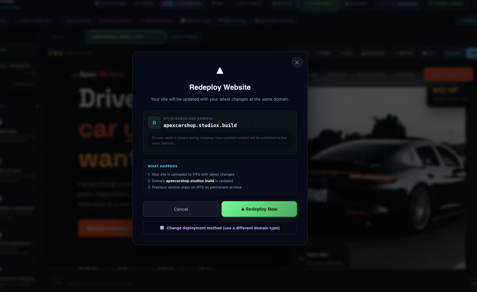 StudioXBuilder screenshot 17