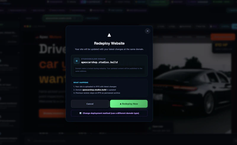 StudioXBuilder screenshot 17
