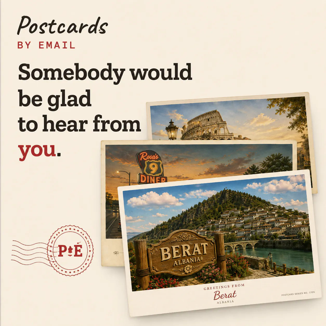 Postcards By Email