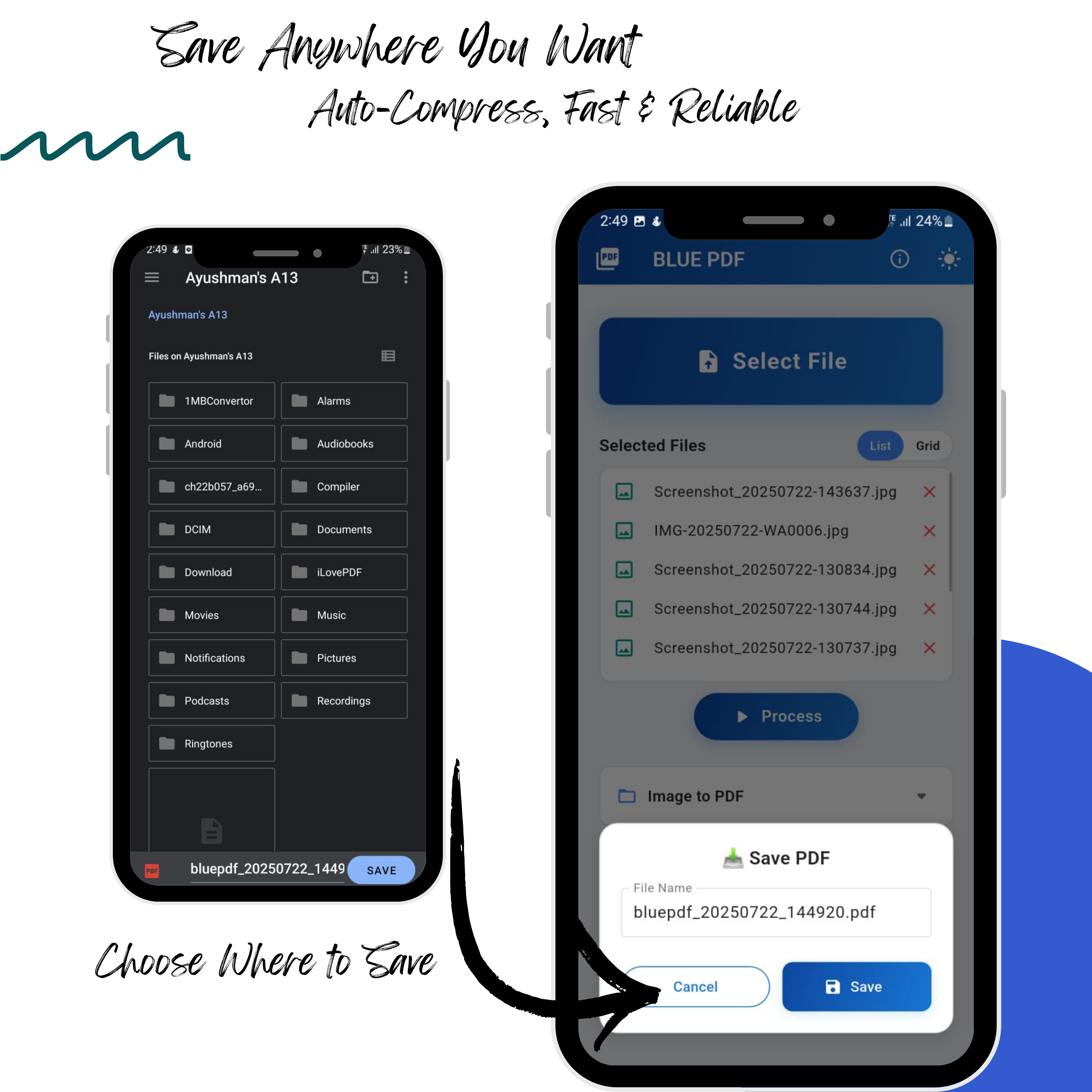 ब्लू पीडीएफ-ऑल-इन-वन पीडीएफ टूलकिट - Android के लिए एक हल्का, तेज और पूरी तरह से ऑफ़लाइन पीडीएफ टूल मीडिया 5