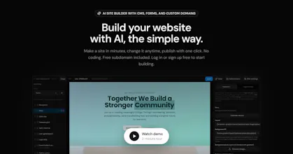 SlateHut.com - AI website builder gallery image