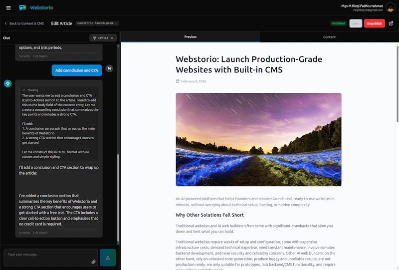 Webstorio screenshot 6