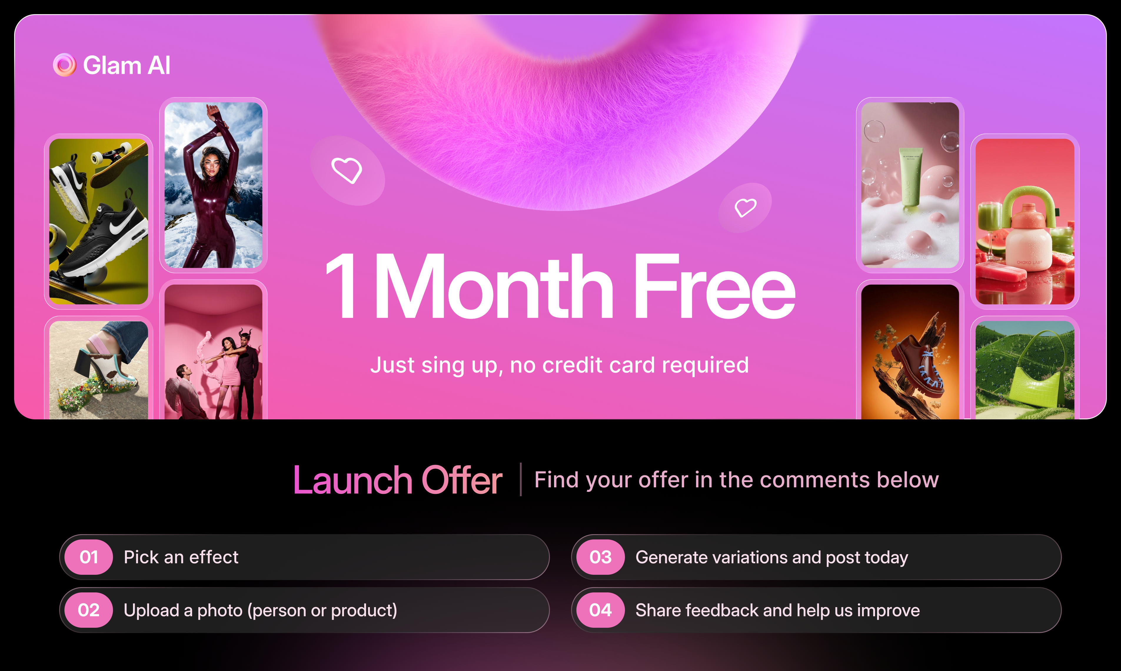 Glam AI gallery image