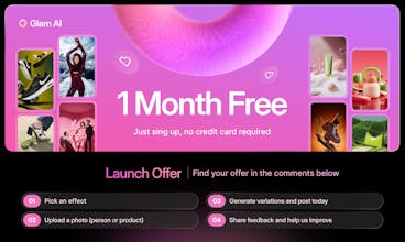 Glam AI gallery image