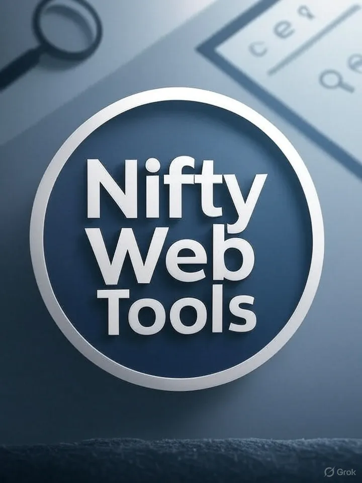 Nifty Web Tools 제품 배너