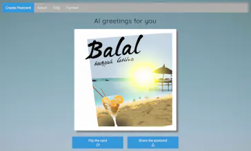 AI Postcard Generator gallery image