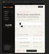 Claude Based Live Remote jobs platform gallery image