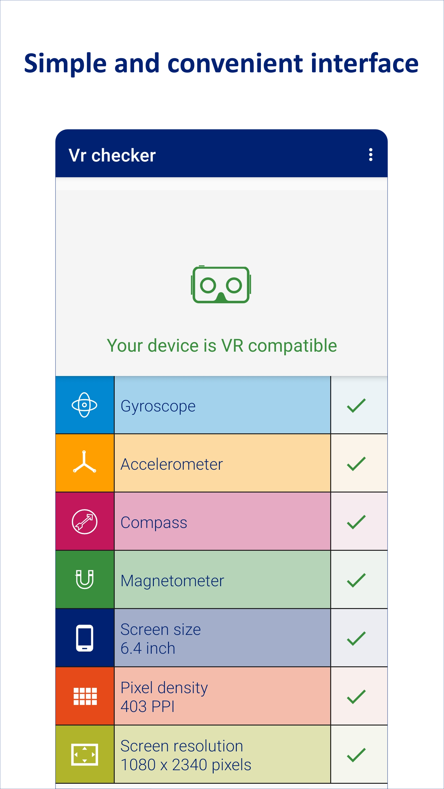 VR checker gallery image