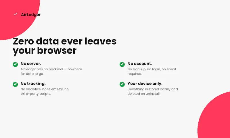 AirLedger screenshot 5