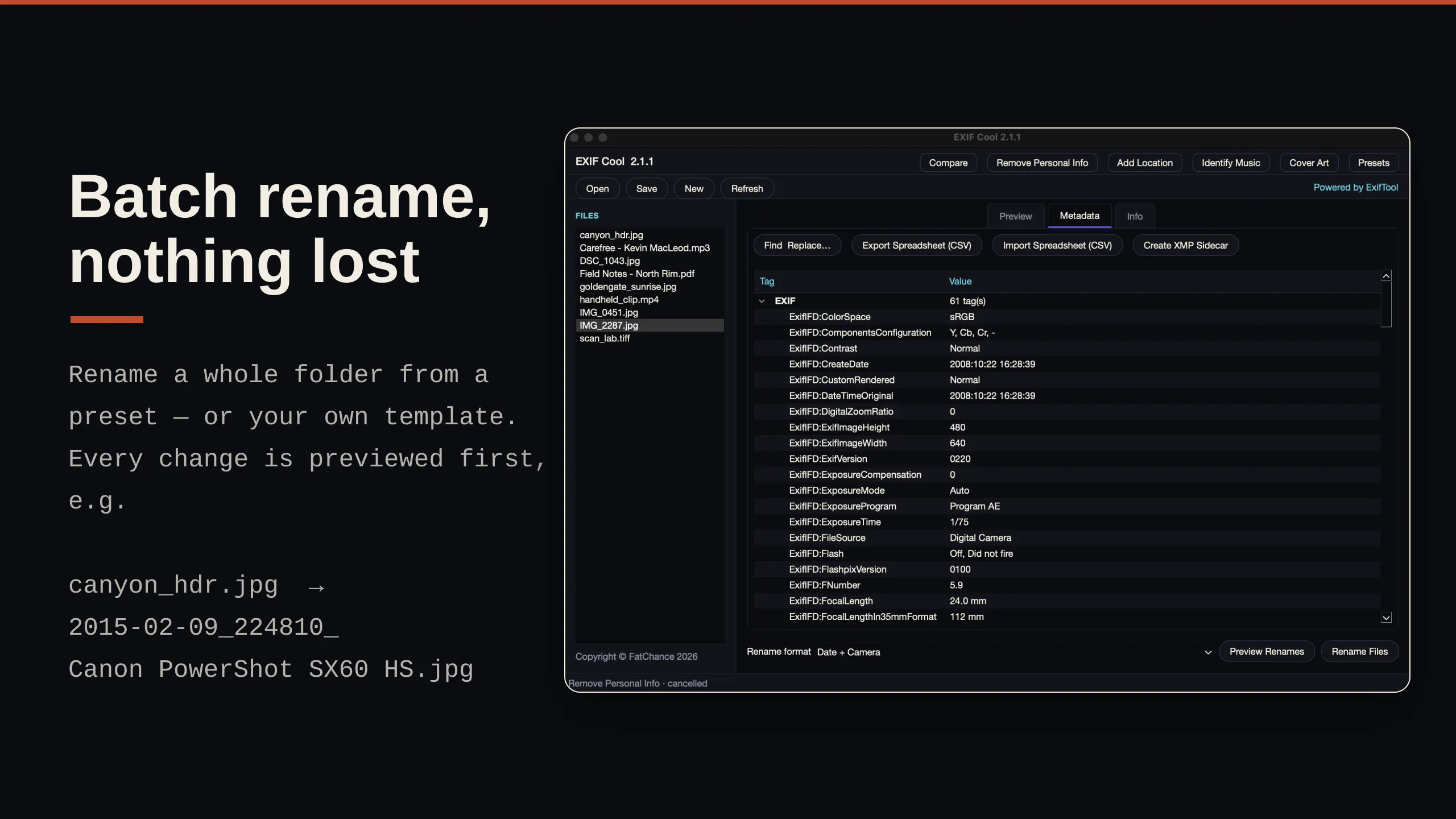 EXIF Cool gallery image